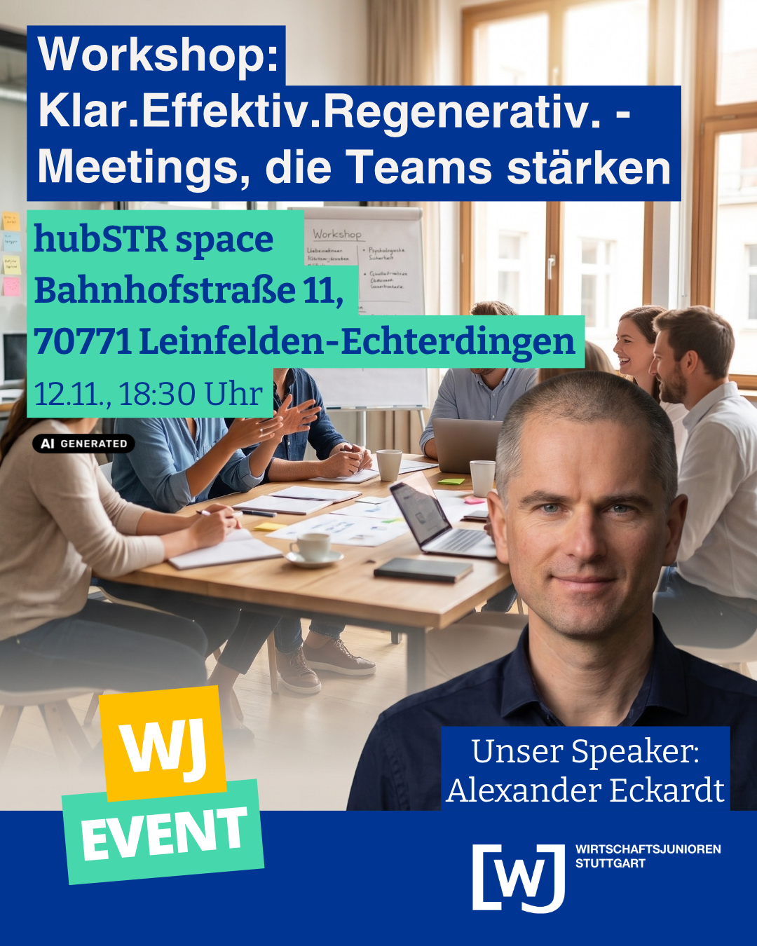 Klar. Effektiv. Regenerativ. - Meetings, die Teams stärken.