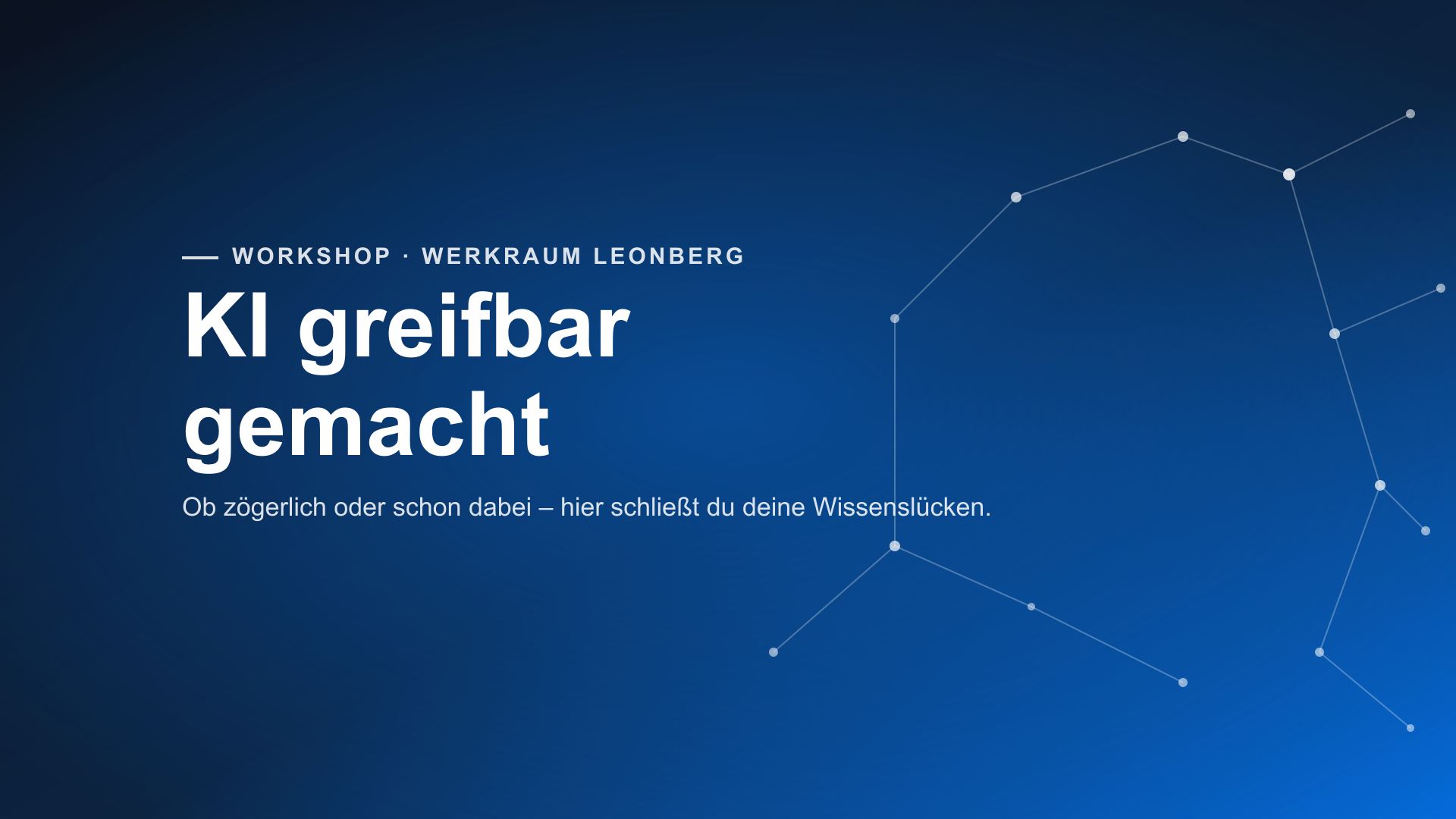 KI greifbar gemacht